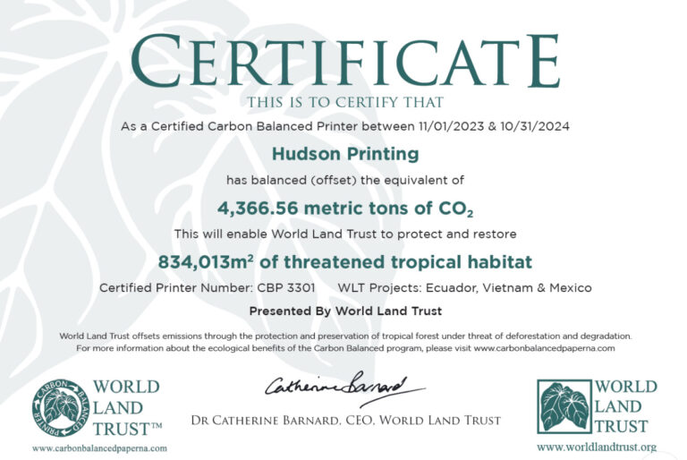 world land trust hudson printing